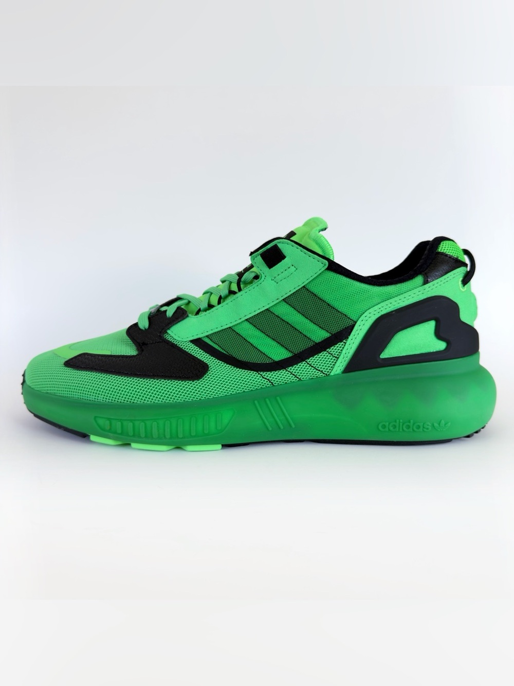 Adidas ZX 5K Boost Screaming Green Shoes Mens 12 Sneakers GV7699